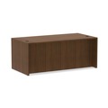  | Alera VA217236WA 71 in. x 35.5 in. x 29.63 in. Valencia Series Straight Front Desk Shell - Modern Walnut image number 1