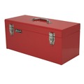 Tool Chests | Homak RD00120920 20 in. High Tool Box with Metal Tray - Red/Black image number 0