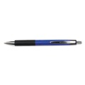 Pens | Universal UNV15541 Medium 1 mm Retractable Blue Barrel Comfort Grip Ballpoint Pen - Blue Ink (1 Dozen) image number 4