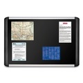  | MasterVision MVI270301 SoftTouch 72 in. x 48 in. Aluminum Frame Bulletin Board - Black image number 1