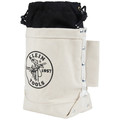 Cases and Bags | Klein Tools 5416TC 5 in. x 10 in. x 9 in. Top Closing Canvas Tool Bag with Tunnel Connect image number 3