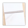 Office Jansan | Cambridge 59882 8.5 x 11.5 Sheets (70) Stiff-Back Wire Bound Medium/College Rule Notepad - Navy Cover/White Sheets image number 5