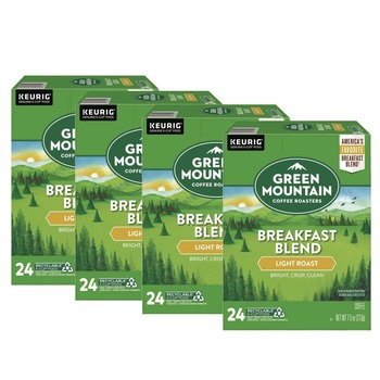 Green Mountain Coffee Coffee K-Cup Pods - Breakfast Blend (96/Carton)