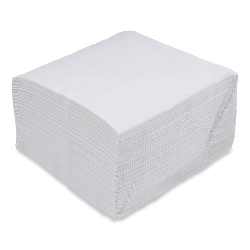 Paper Towels and Napkins | Boardwalk BWK8307 17 in. x 17 in. 1-Ply Dinner Napkin - White (250/Pack, 12 Packs/Carton) image number 0