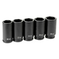 Sockets | Grey Pneumatic 1705SN 5-Piece 1/2 in. Drive 6-Point Metric Deep Spindle Nut Impact Socket Set image number 0