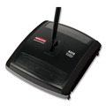 Cleaning & Janitorial Supplies | Rubbermaid Commercial FG421588BLA 44 in. Handle Brushless Mechanical Sweeper - Black/Yellow image number 1