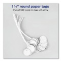Office Jansan | Avery 14313 1.25 in. Diameter Heavyweight Stock Metal Rim Tags - White (500/Box) image number 1