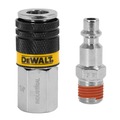 Air Tool Adaptors | Dewalt DXCM036-0229 (2-Piece) Industrial Coupler and Plugs image number 2