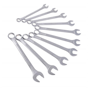 HAND TOOLS | Sunex 97010A 10-Piece Fractional SAE Raised Panel Jumbo Combination Wrench Set