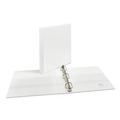 Office Jansan | Avery 09301 3 EZD Rings 1 in. Capacity 11 in. x 8.5 in. Durable View Binder with DuraHinge - White image number 1