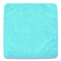 Office Jansan | Rubbermaid Commercial 1820583 16 in. x 16 in. Microfiber Cleaning Cloths - Blue (24/Pack) image number 2