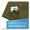 Office Jansan | Pendaflex 42591 Ready-Tab 1/6-Cut Tabs Reinforced Hanging Legal File Folders - Standard Green (25/Box) image number 3