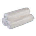 Trash Bags | Inteplast Group VALH2433N8 High-Density 16 Gallon 24 in. x 31 in. Commercial Can Liners - Clear (1000/Carton) image number 2