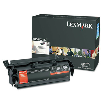 Lexmark X654X21A 36000 Page-Yield X654X21A Extra High-Yield Toner - Black