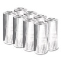 Trash Bags | Boardwalk H5645TCKR01 23 Gallon 0.9 mil 28 in. x 45 in. Perforated Roll Linear Low Density Can Liners - Clear (25 Bags/Roll, 8 Rolls/Carton) image number 0