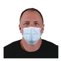 Masks | Boardwalk MS2000BX 3-Ply General Use Face Mask - Blue (50/Box) image number 6