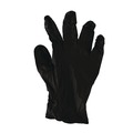 Disposable Gloves | Boardwalk 396XSCTA 396 Series 9.5 in. 4.4 mil Disposable General-Purpose Nitrile Gloves - X-Small/Black (1000/Carton) image number 3