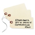Office Jansan | Avery 12606 5.25 in. x 2.63 in. 11.5 pt Stock Double Wired Shipping Tags - Manila (1000/Box) image number 0