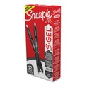 Pens | Sharpie S-Gel 2096145 S-Gel High-Performance Fine 0.5 mm Retractable Gel Pen - Black Ink/Barrel (1-Dozen) image number 2
