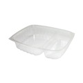 Labor Day Sale! Save $30 off $199! | Dart C30DE2R ClearPac 22.6oz. / 10.2 oz. Plastic Containers and Lids - Clear (63-Piece/Sleeve 4-Sleeve/Carton) image number 2