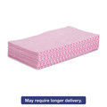 Paper Towels and Napkins | Boardwalk BWK-N8140 12 in. x 21 in. Foodservice Wipers - Pink/White (200/Carton) image number 1