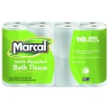 Toilet Paper | Marcal 16466 100% Recycled 2 Ply Septic Safe Bath Tissue - White (96/Carton) image number 1