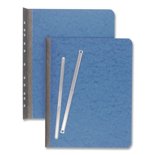 Office Jansan | ACCO A7025072A 8.5 in. x 11 in. 3 in. Capacity Two-Piece Prong Fastener Side Bound Report Cover with Tyvek Reinforced Hinge - Light Blue image number 0