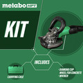 Concrete Surfacing Grinders | Metabo HPT GM13YM 120V 15 Amp Variable Speed 5 in. Corded Concrete Surfacing Grinder image number 1