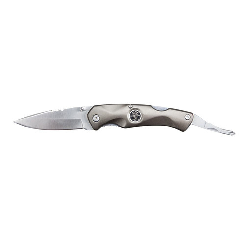 Knives | Klein Tools 44217 Electrician's Pocket Knife with #2 Phillips image number 0