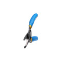 Cable and Wire Cutters | Klein Tools 11055 7.4 in. Solid and Stranded Copper Wire Stripper and Cutter - Blue/Yellow image number 6