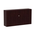  | Alera ALEVA286615MY 64.75 in. x 15 in. x 35.38 in. Valencia Series 4-Compartment Hutch with Doors - Mahogany image number 3