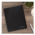Mothers Day Sale! Save an Extra 10% off your order | Cambridge Limited 06100 11 in. x 8.5 in. 1-Subject Wide/Legal Rule Hardbound Notebook with Pocket - Black Cover (96 Sheets) image number 3