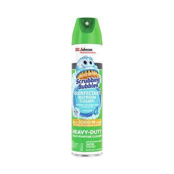 Scrubbing Bubbles Disinfectant Restroom Cleaner II, Rain Shower Scent, 25 Oz Aerosol Spray