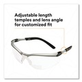 Safety Glasses | 3M 11376-00000-20 BX Molded-In 2.5plus Diopter Strength Safety Glasses - Silver/Black Frame, Clear Lens image number 3