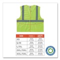 Safety Vests | Ergodyne 20977 GloWear 8205HL Type R Class 2 Super Econo Mesh Safety Vest - 2X-Large to 3X-Large/Lime image number 2