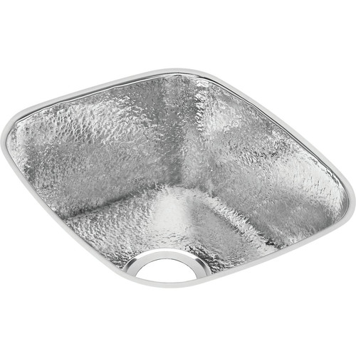 Kitchen Sinks | Elkay SCUH1416SH Undermount 16 in. x 18 in. Single Bowl Bar Sink (Stainless Steel) image number 0