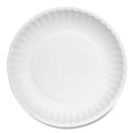 Bowls and Plates | AJM Packaging Corporation AJM PP6AJKWH 6 in. Diameter Paper Plates - White (1000/Carton) image number 4