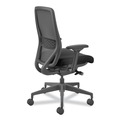 Office Chairs | HON HONNR12SAMC10BT Nucleus Series 16.63 to 21.13 Seat Height Supports Up to 300 lb Recharge Task Chair - Black Seat/Back, Black Base image number 3