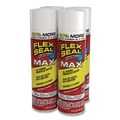Adhesives & Glues | Flex Seal Products FSMAXCLR24 17 oz Flex Seal Liquid Rubber Sealant Coating MAX Aerosol - Dries Clear (4/Carton) image number 0