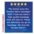 First Aid | BAND-AID 111834100 1.75 in. x 4 in. Flexible Fabric Adhesive Bandages - Extra Large (10/Box) image number 2
