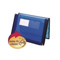 Office Jansan | Smead 71953 1 Section 2.25 in. Expansion Poly Wallet - Letter Size, Translucent Blue image number 1