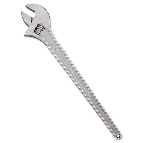 Wrenches | Proto J724 2-7/16 Capacity 24 in. Proto Adjustable Satin Chrome Wrench image number 0
