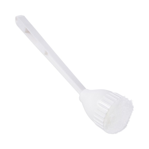 Cleaning Brushes | Boardwalk BWK00170EA 10 in. Handle 2 in. Mop Head Cone Bowl Mop - White image number 0