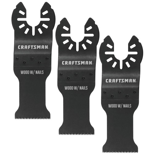 Oscillating Tool Blades | Craftsman CMAO102-3 1-1/8 in. Bi-Metal Wood and Metal Oscillating Blades (3/Pack) image number 0