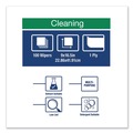Cleaning Cloths | Tork 192475 1-Ply 9 in. x 16.5 in. Unscented Low-Lint Cleaning Cloth - Turquoise (800/Carton) image number 5