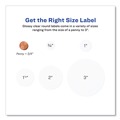 Office Jansan | Avery 22825 2 in. Diameter Print-to-the Edge Labels with Sure Feed and Easy Peel - Round Glossy Clear (120/Pack) image number 7