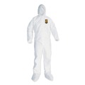 Bib Overalls | Ansell 38941 A35 Liquid and Particle Protection Coveralls - 2X-Large, White (25/Carton) image number 0