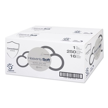 Papernet 1-Ply 9.49 x 9.25 Heavenly Soft Standard Multi-Fold Towels - White (16/Carton)