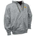 Heated Hoodies | Dewalt DCHJ080B-M 20V MAX Li-Ion Heathered Gray Heated Hoodie (Jacket Only) - Medium image number 1