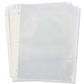  | Universal UNV21125 Standard Top-Load Poly Sheet Protectors - Letter, Clear (100/Box) image number 1